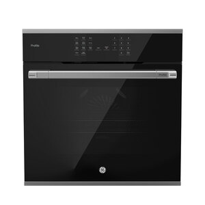 Horno de empotre eléctrico 60cm a 110v Vidrio negro Ge Profile - HGP6065EWAI1