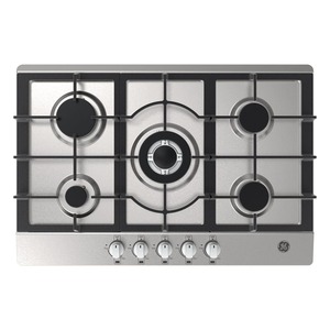 Cubierta de Empotre a Gas 77 cm Inoxidable GE Appliances - CGG7710I2