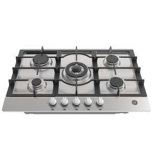 Cubierta de Empotre a Gas 77 cm Inoxidable GE Appliances - CGG7710I2