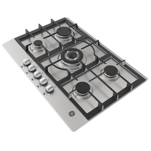 Cubierta de Empotre a Gas 77 cm Inoxidable GE Appliances - CGG7710I2