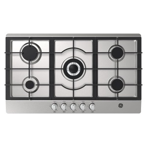 Cubierta de Empotre a Gas 86 cm Inoxidable GE Appliances - CGG8610I2