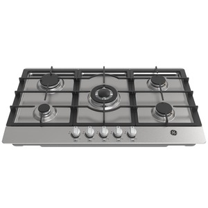 Cubierta de Empotre a Gas 86 cm Inoxidable GE Appliances - CGG8610I2