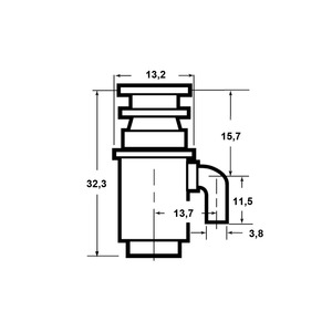 Trituradores Eléctrico 1/2 hp Negro GE - GFC525V
