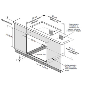 Horno de Empotrar Eléctrico a 110v 60cm Inoxidable GE Profile - HGP6065EWAI0