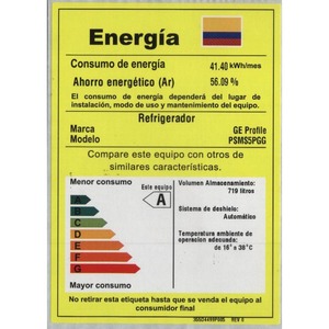 Nevecón No Frost 753 Lts. Brutos Inoxidable GE Profile - PSMS5PGGFSS