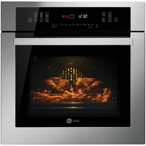 Horno de Empotrar a Gas 60cm Inoxidable GE Profile - HGP6065LWAI0