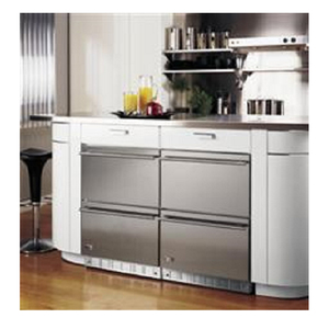 Cajon Refrigerador 2 Puertas 142 L Inoxidable Monogram - ZIDS240HSS