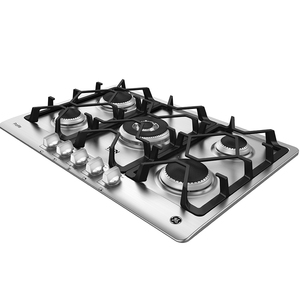 Cubierta de piso 76 cm Acero Inoxidable GE Profile - PGP75TI0