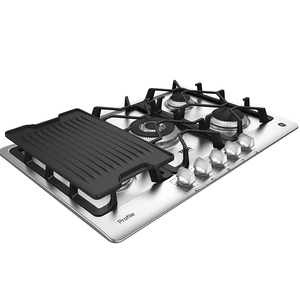 Cubierta de piso 76 cm Acero Inoxidable GE Profile - PGP75TI0