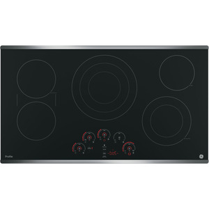 Cubierta eléctrica 92cm Vidrio Negro GE Profile - PP9036SJSS