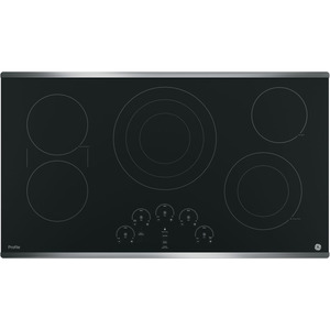 Cubierta eléctrica 92cm Vidrio Negro GE Profile - PP9036SJSS