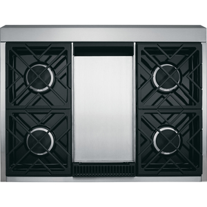Parrilla a gas de 90 cm Acero Inoxidable Monogram - ZGU364NDPSS