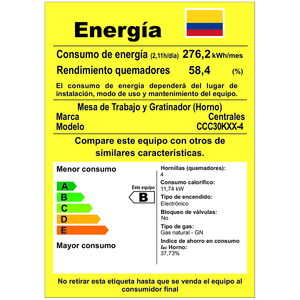 Estufa de Piso de 30