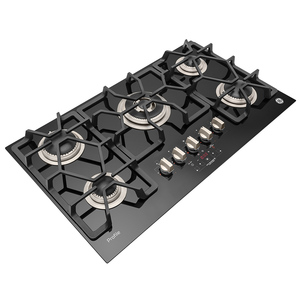 Parrilla Empotrable 90 cm Vidrio Negro GE Profile - PGP95KBG0