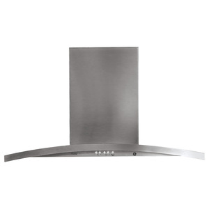 Campana de Isla 90 cm Inoxidable GE Profile - PV977NSS