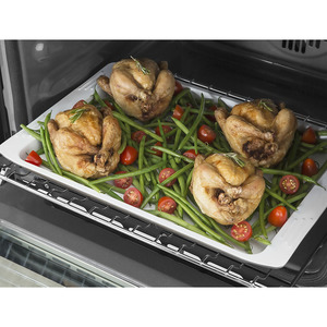 Horno de Empotrar Eléctrico 220v Pirolítico 60cm Inoxidable GE Profile - HGP6071E